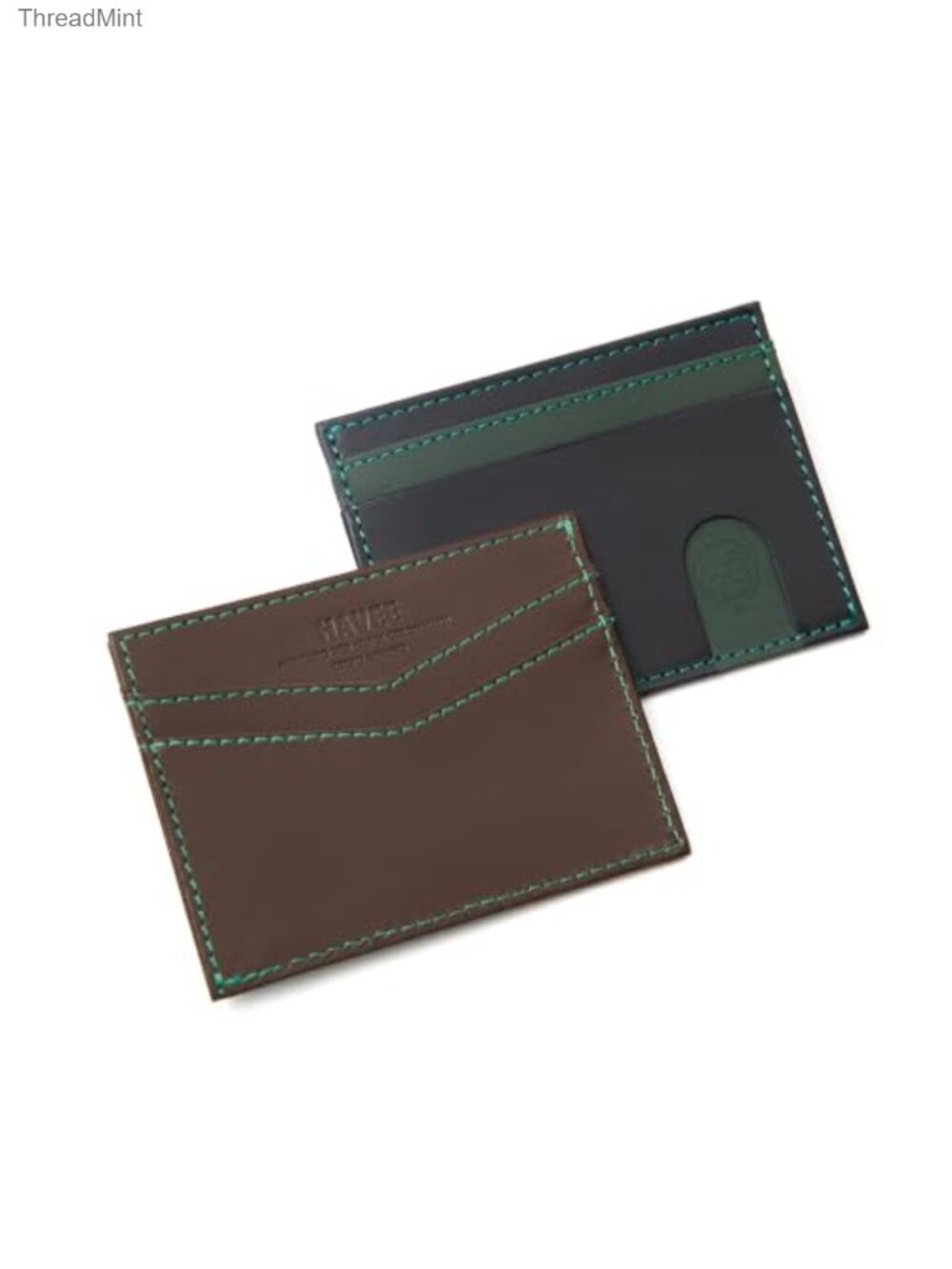 Slim RFID Blocking Cowhide Leather Card Wallet Minimalist